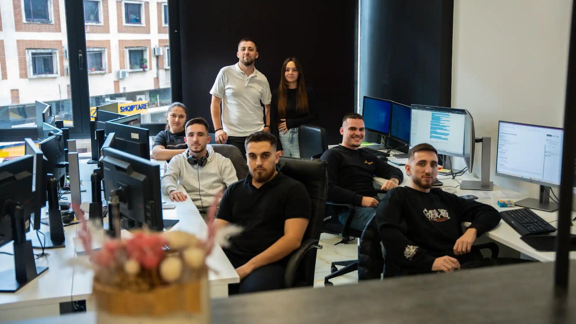 Metanow team in the office