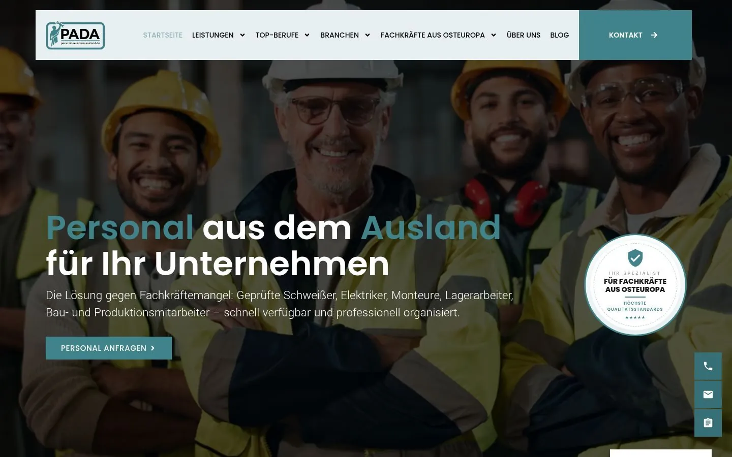 Personal aus dem Ausland – Web & SEO by Metanow