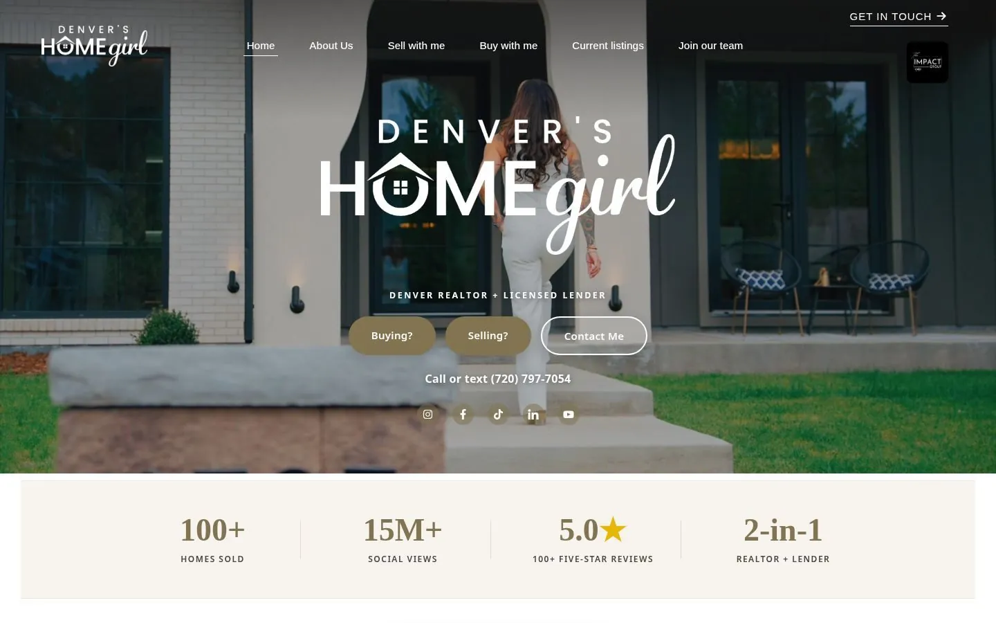 Denver's Home Girl – Web Design by Metanow