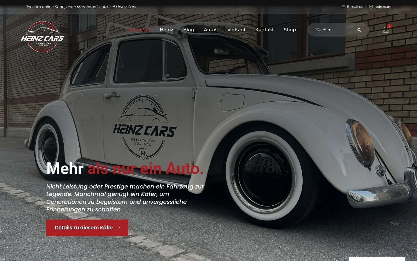 HeinzCars – Website Redesign by Metanow