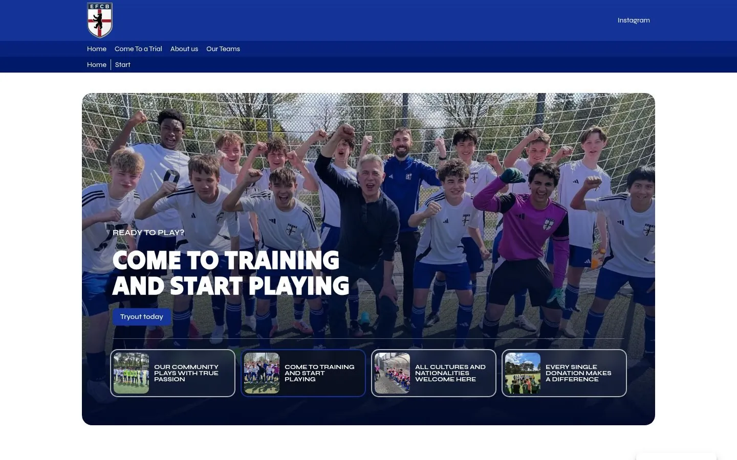 English FC Berlin – Web Design by Metanow
