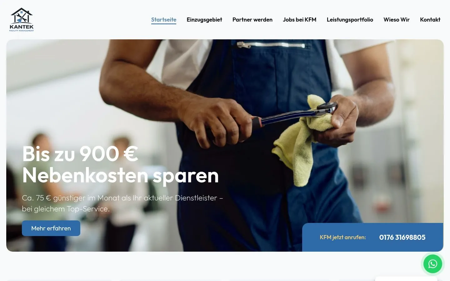 Kantek Facility Management – Web Design by Metanow