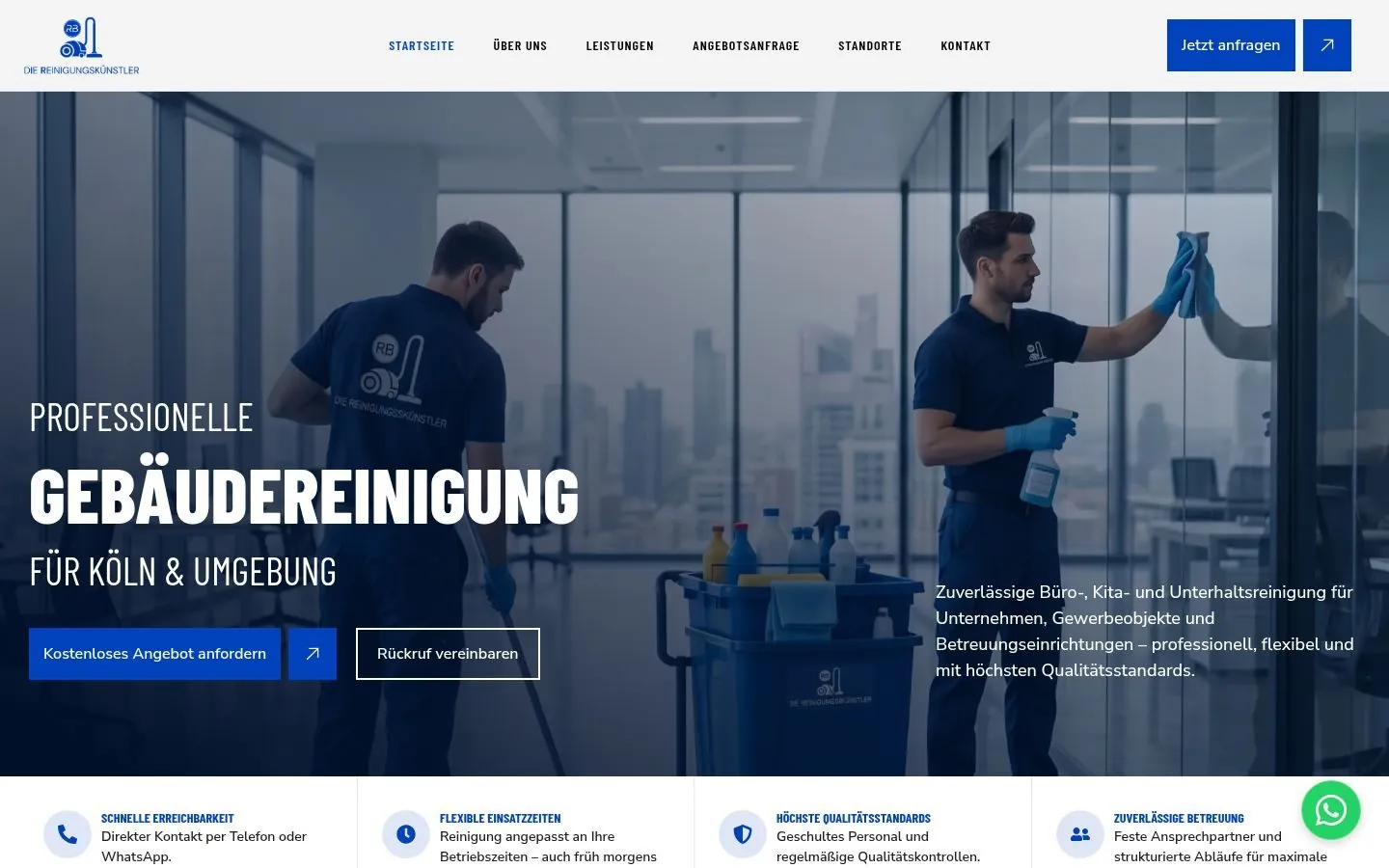 Die Reinigungskünstler – Website & SEO by Metanow