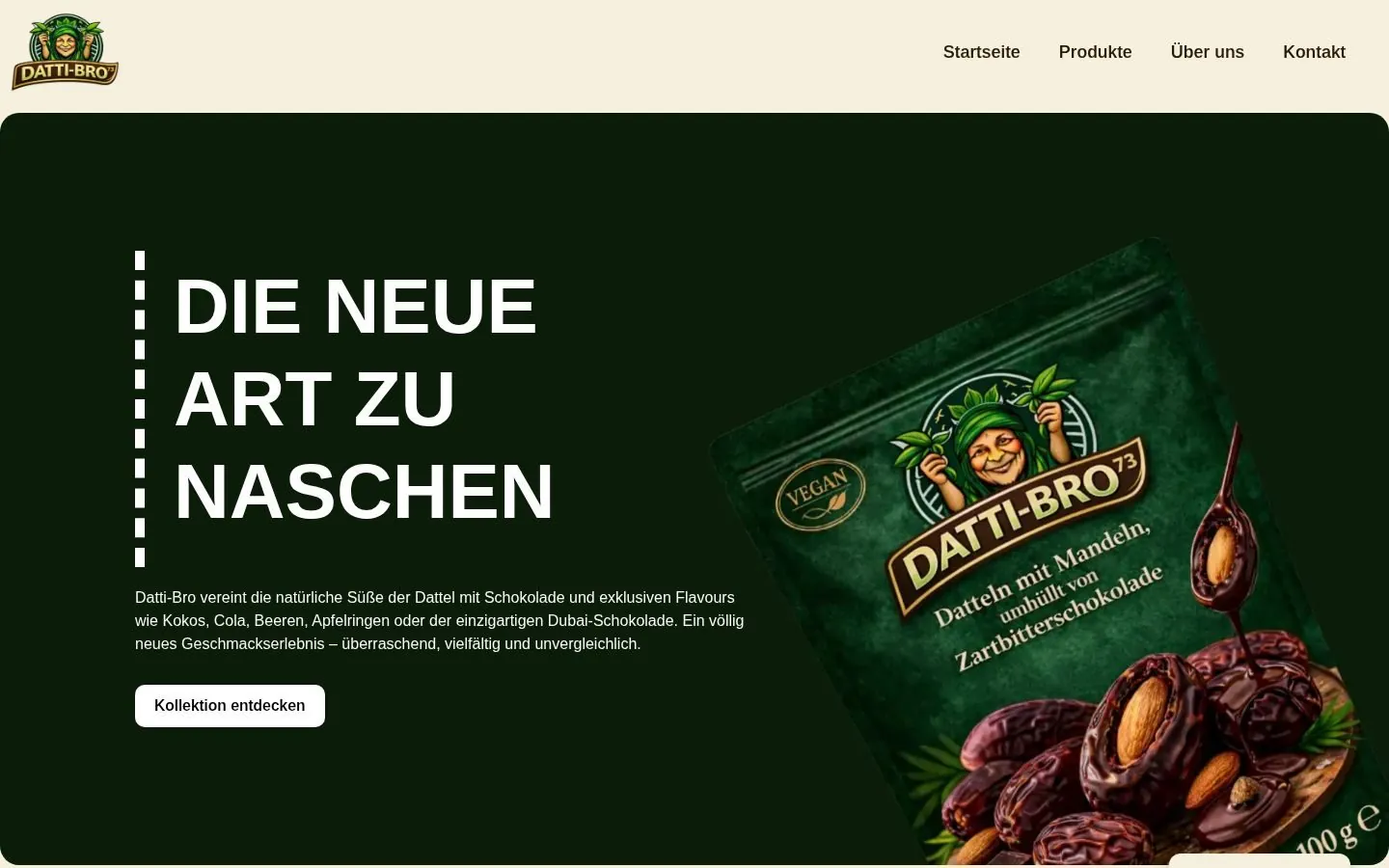 DATTI-BRO – Landing Page by Metanow