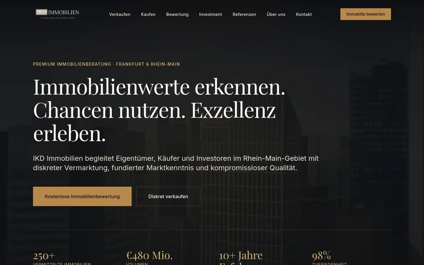 IKD Immobilien – Web Design by Metanow