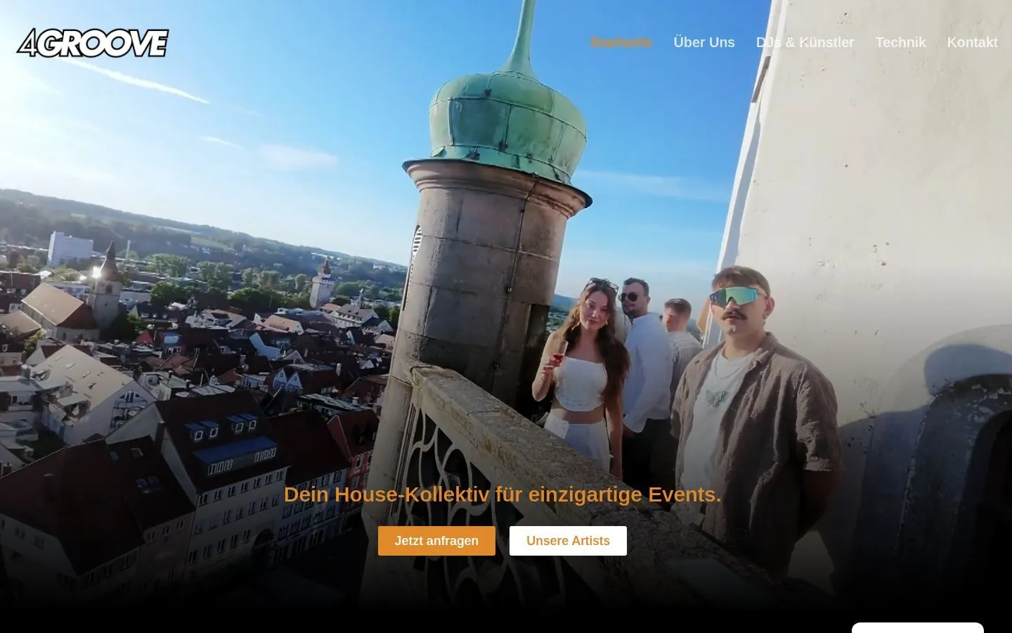 4Groove – Web Design by Metanow