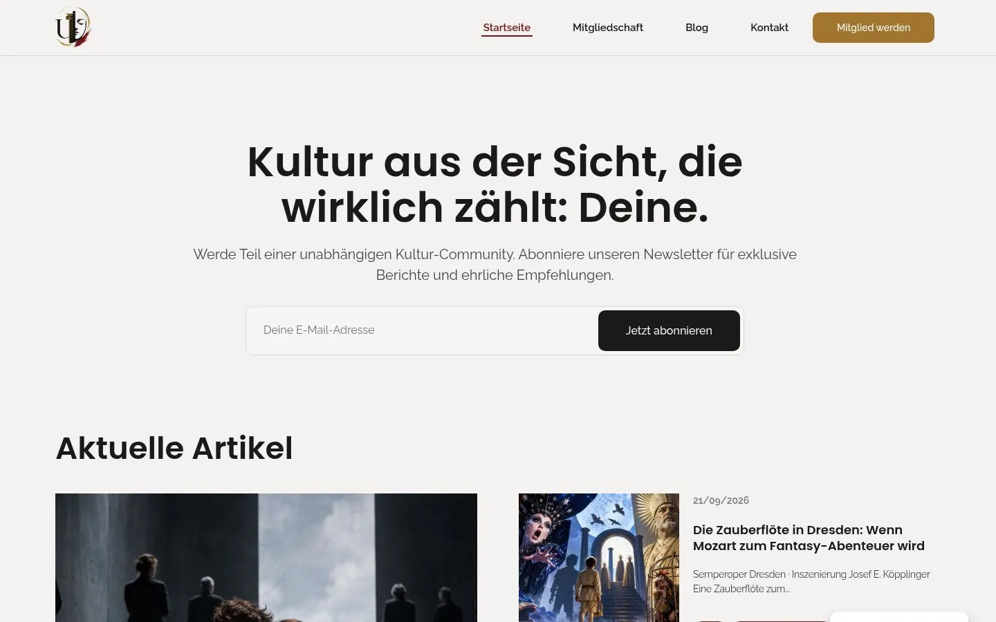 Unhold – Membership blog with paywall integration