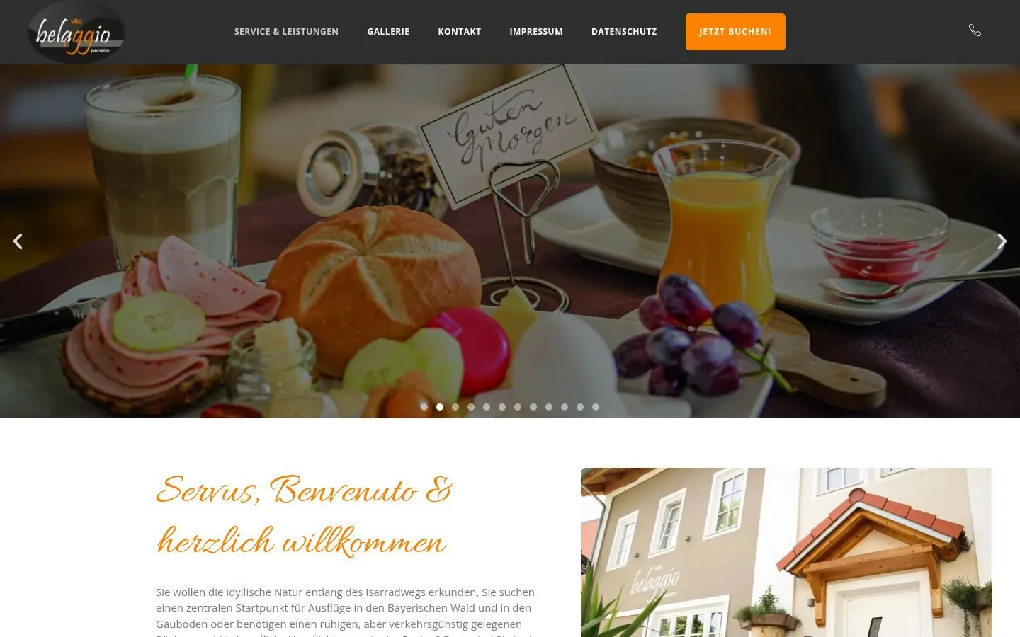 Vila Belaggio – Website Redesign by Metanow