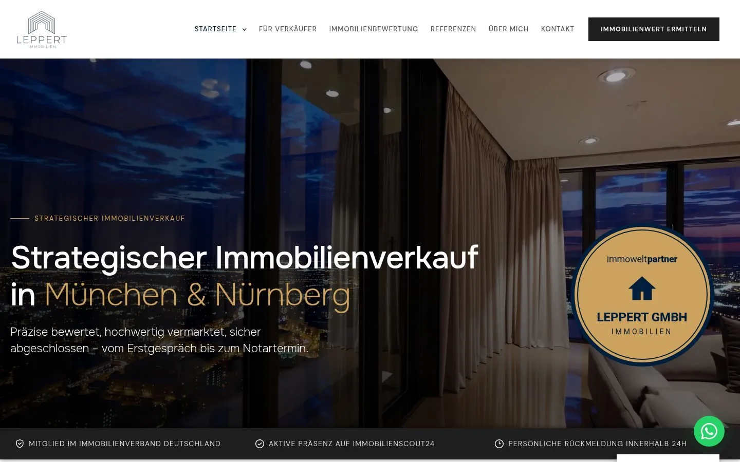 Leppert Immobilien – Website & SEO by Metanow
