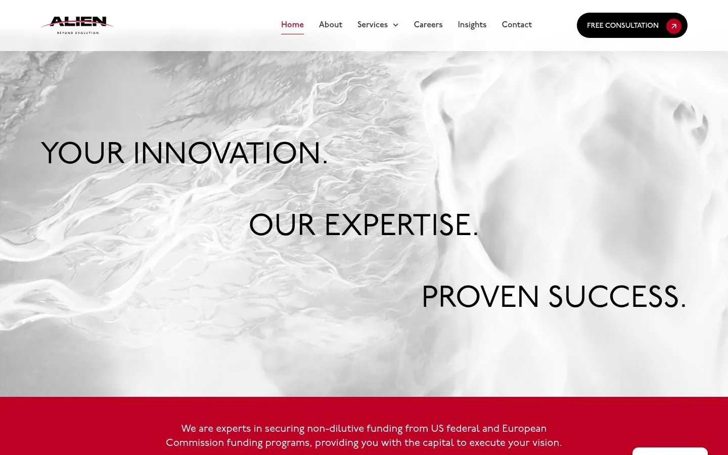 Alien Technology Transfer – Web Design by Metanow