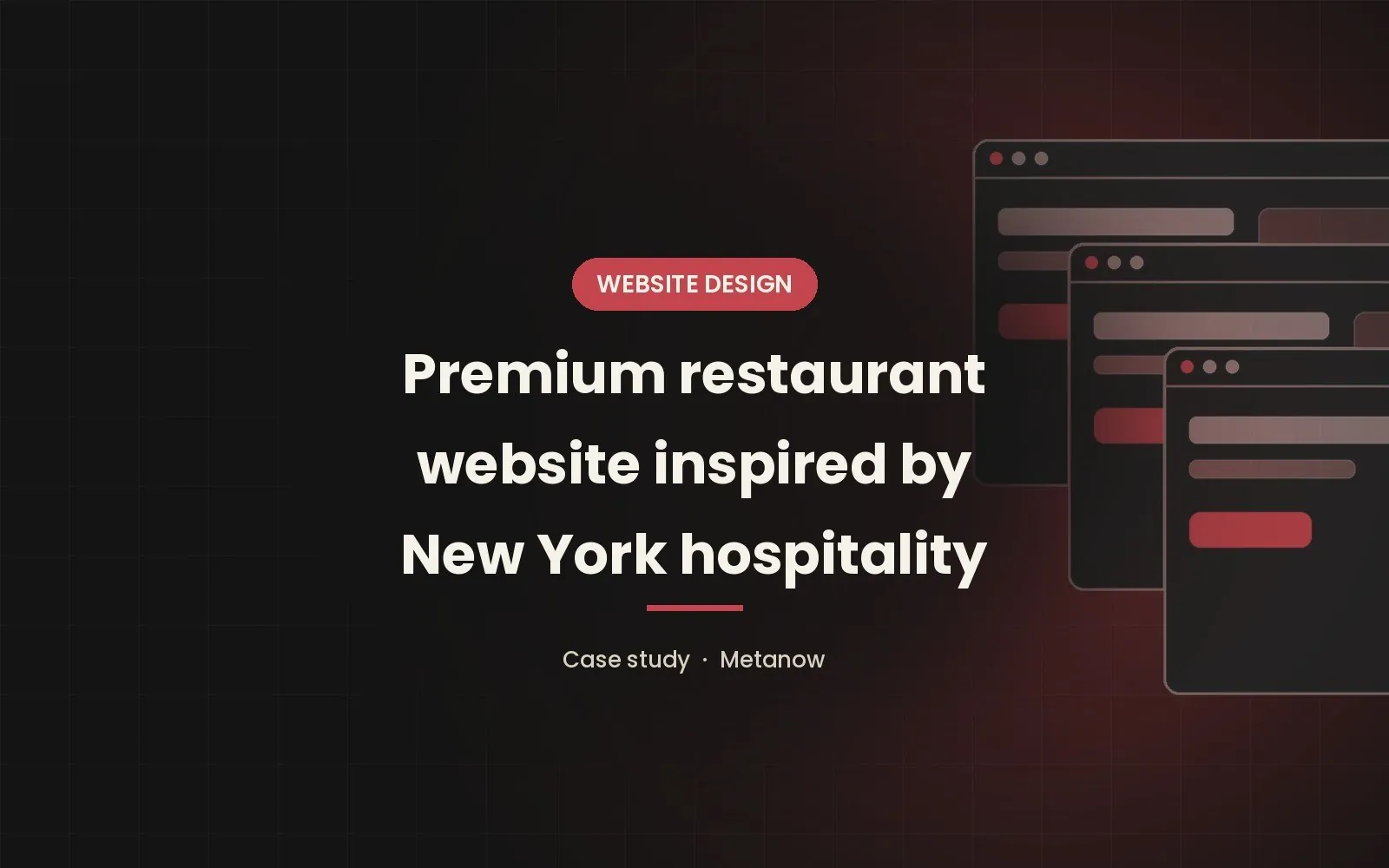 NYC-Style Restaurant – Web Design by Metanow