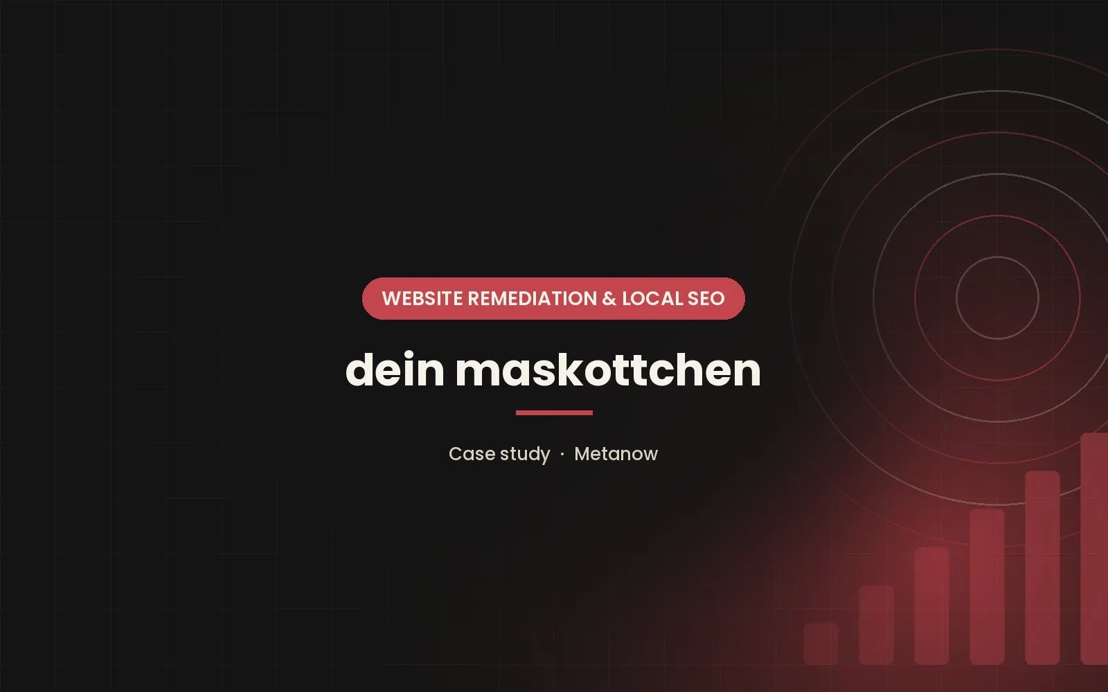 dein maskottchen – Website remediation and premium local SEO