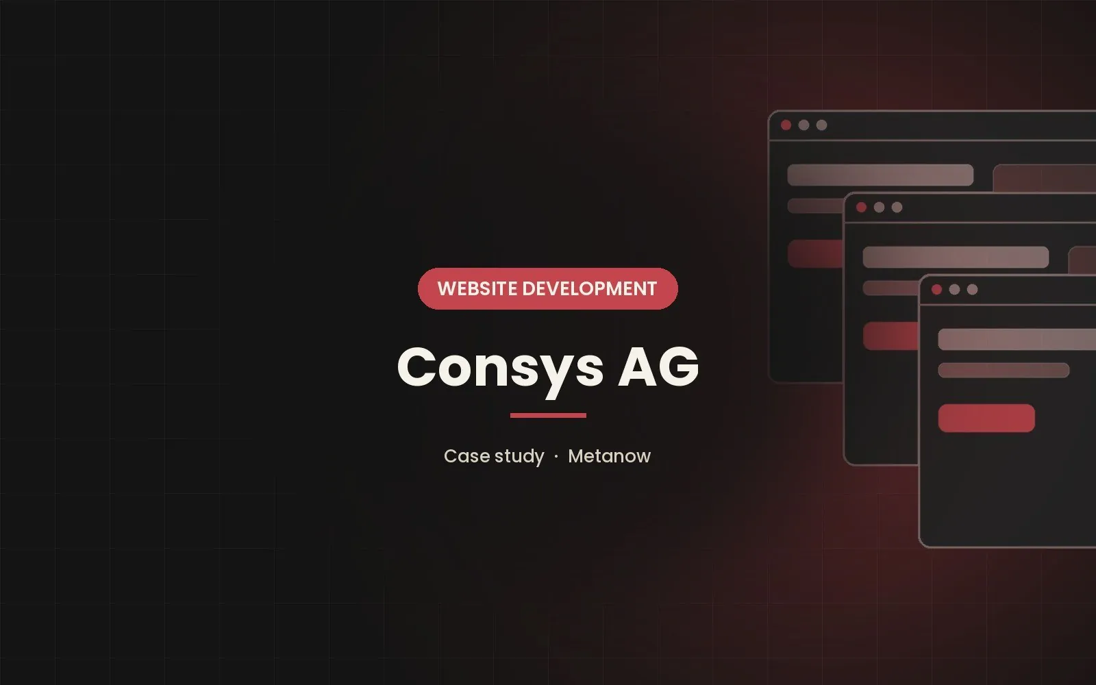 Consys AG – Web Design by Metanow