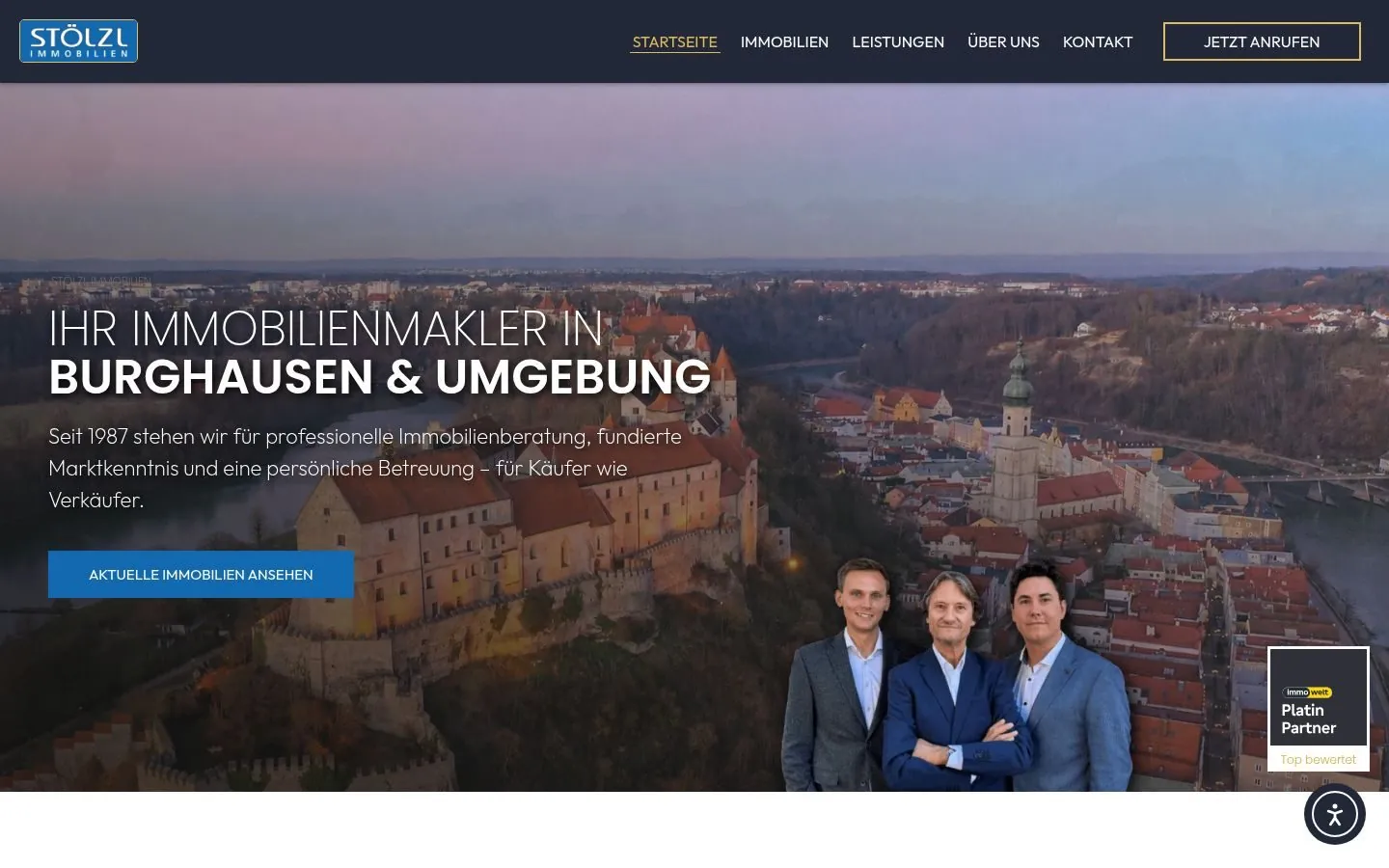 Stölzl Immobilien – Website Redesign by Metanow