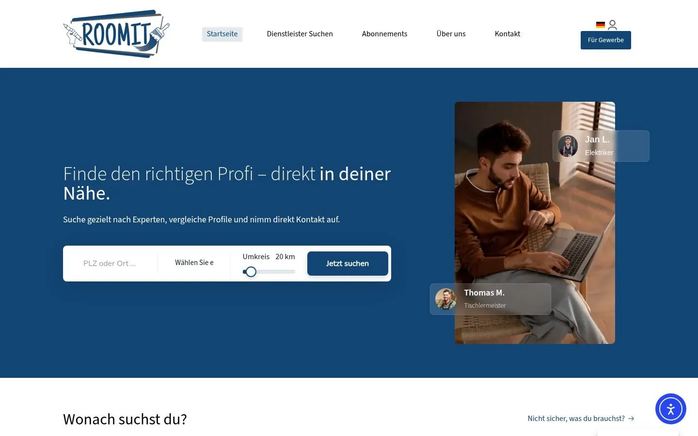 Roomii – Web Platform by Metanow