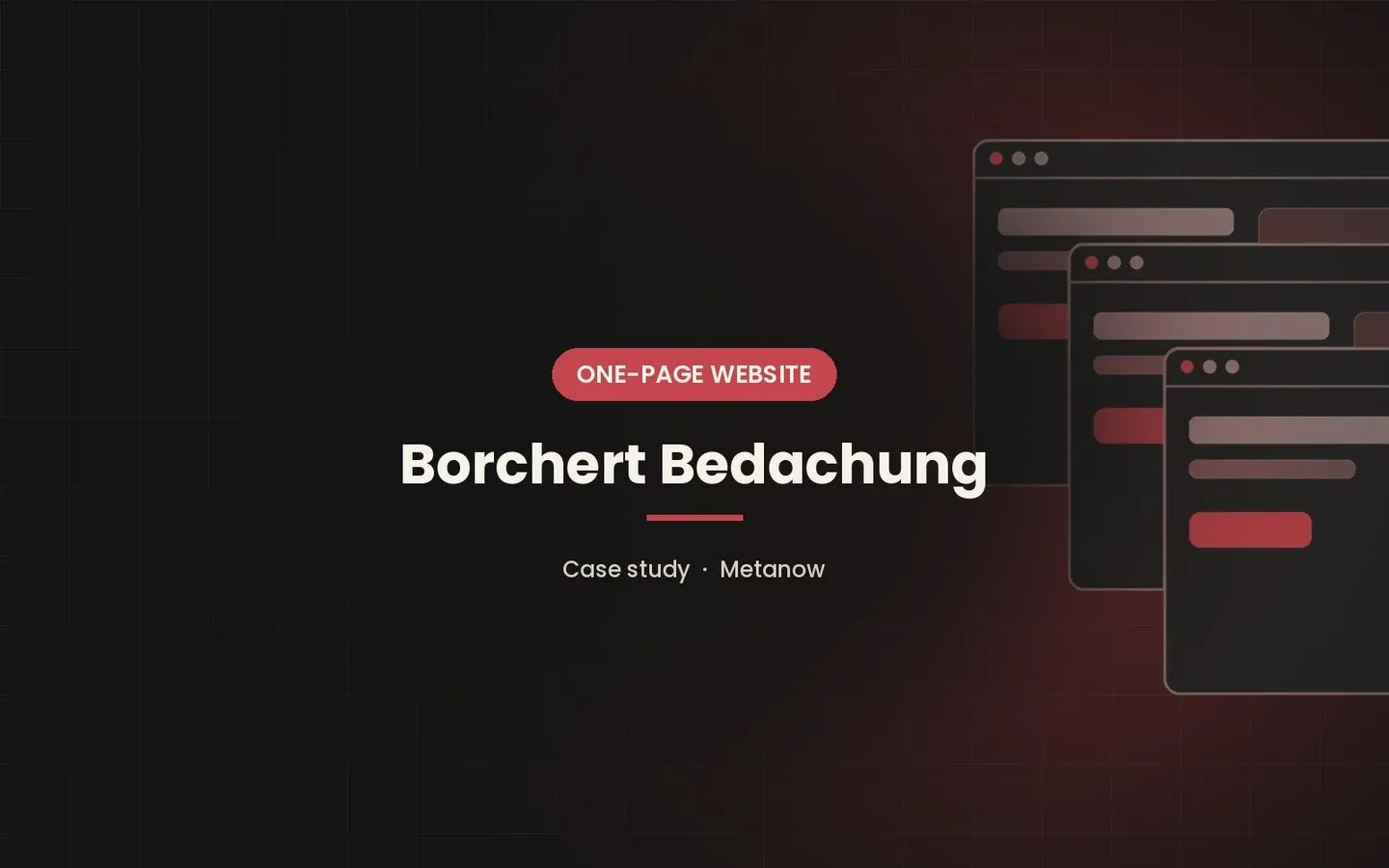 Borchert Bedachung – Web Design by Metanow