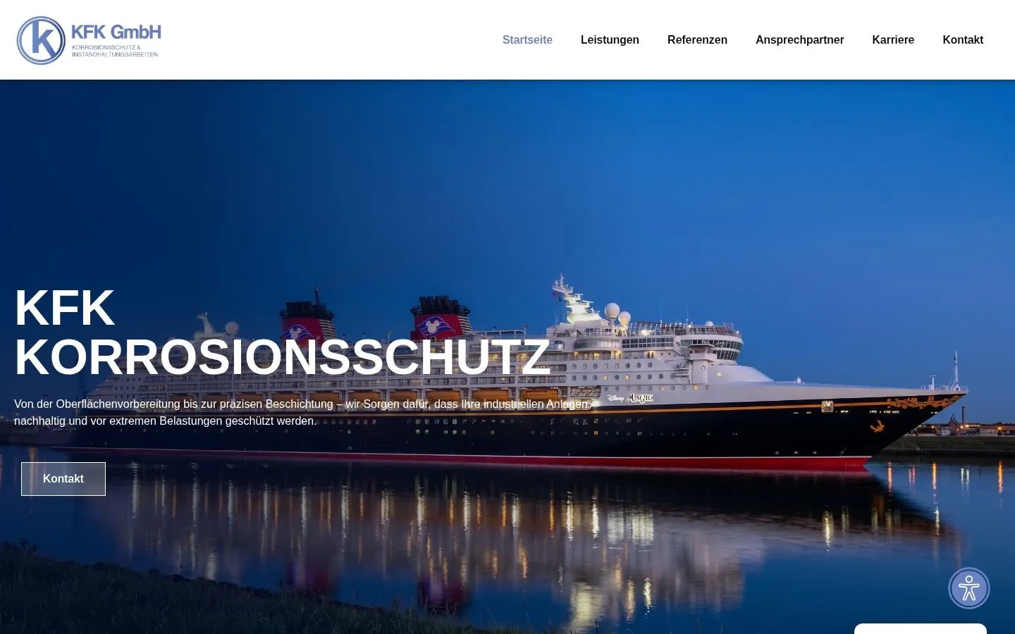 KFK Korrosionsschutz – Website Redesign by Metanow