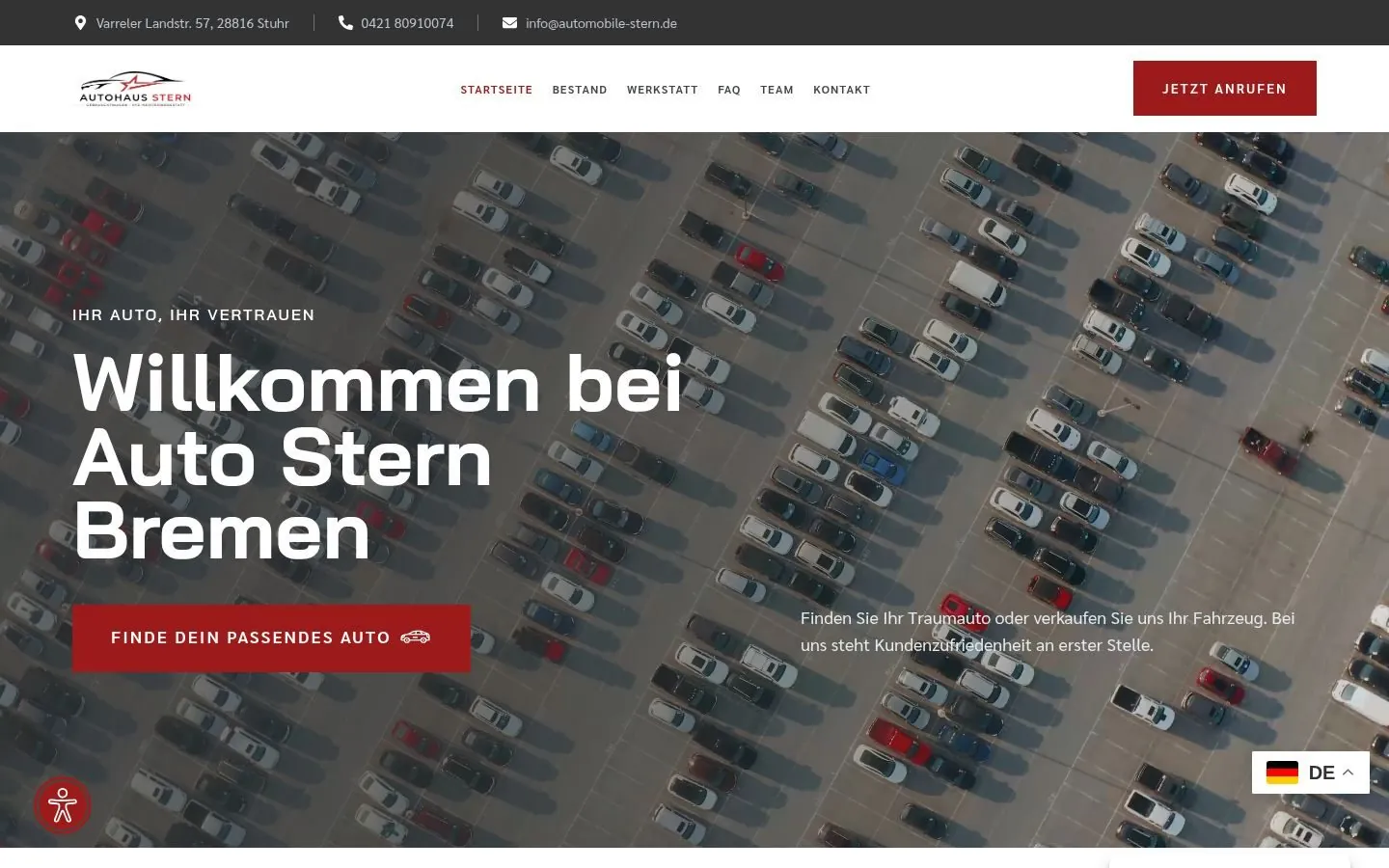 Autohaus Stern Varrel – Web Design by Metanow