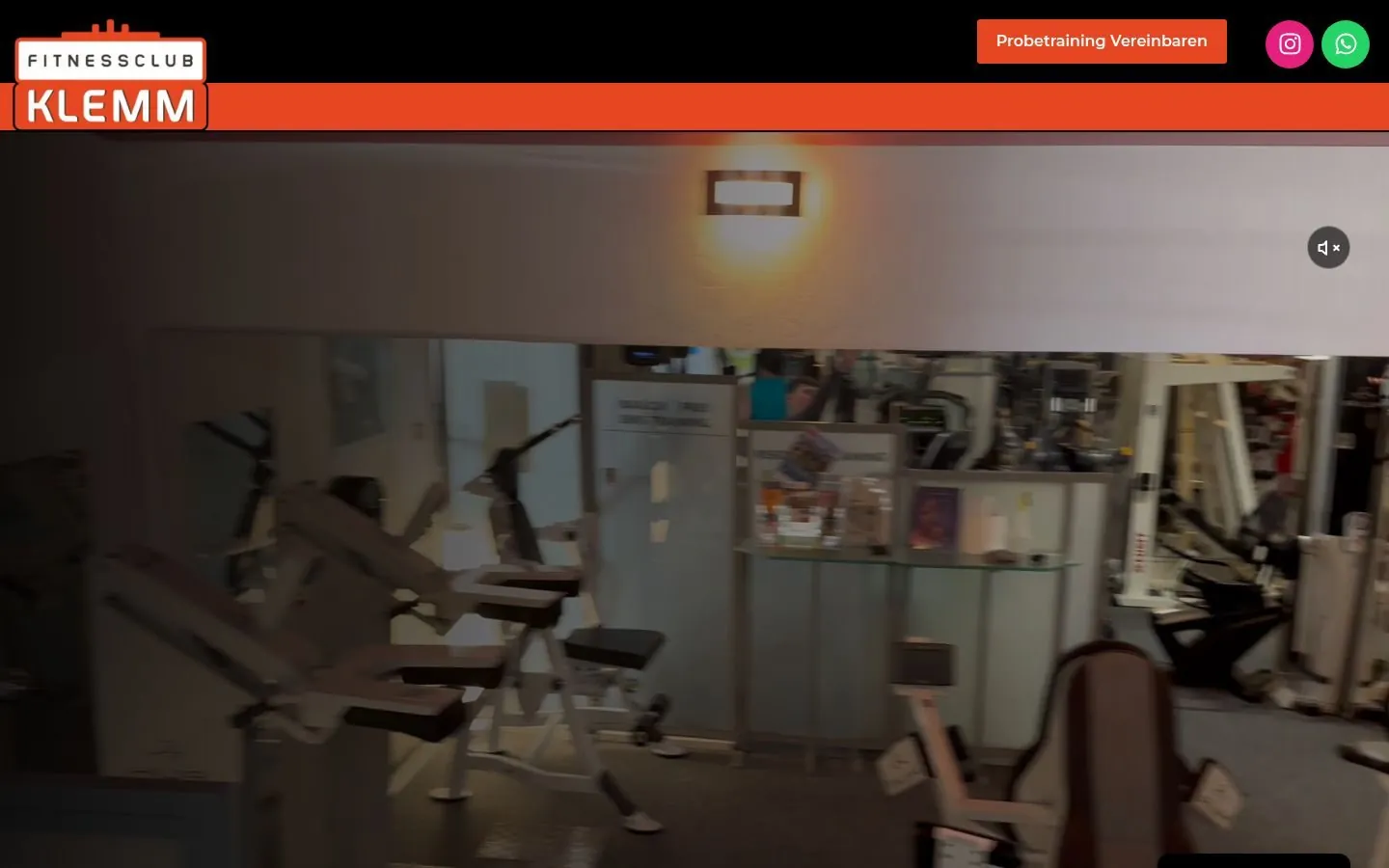 Fitnessclub Klemm – Landing Page by Metanow