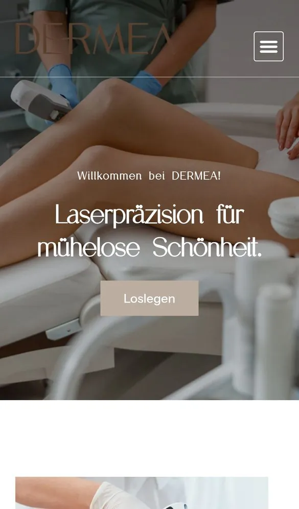 DERMEA WordPress Website project by Metanow – image 2