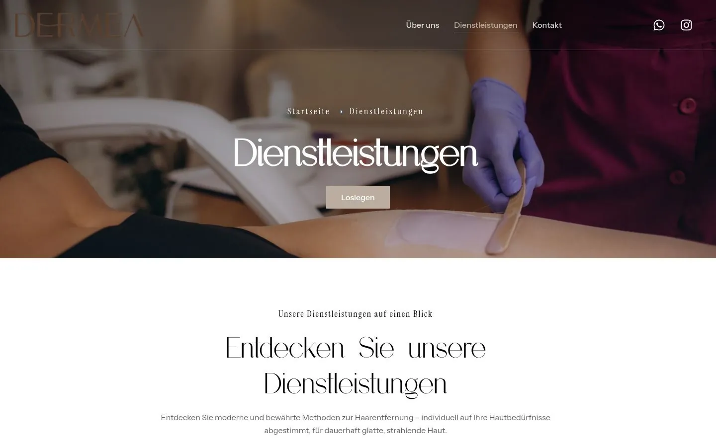 DERMEA WordPress Website project by Metanow – image 4