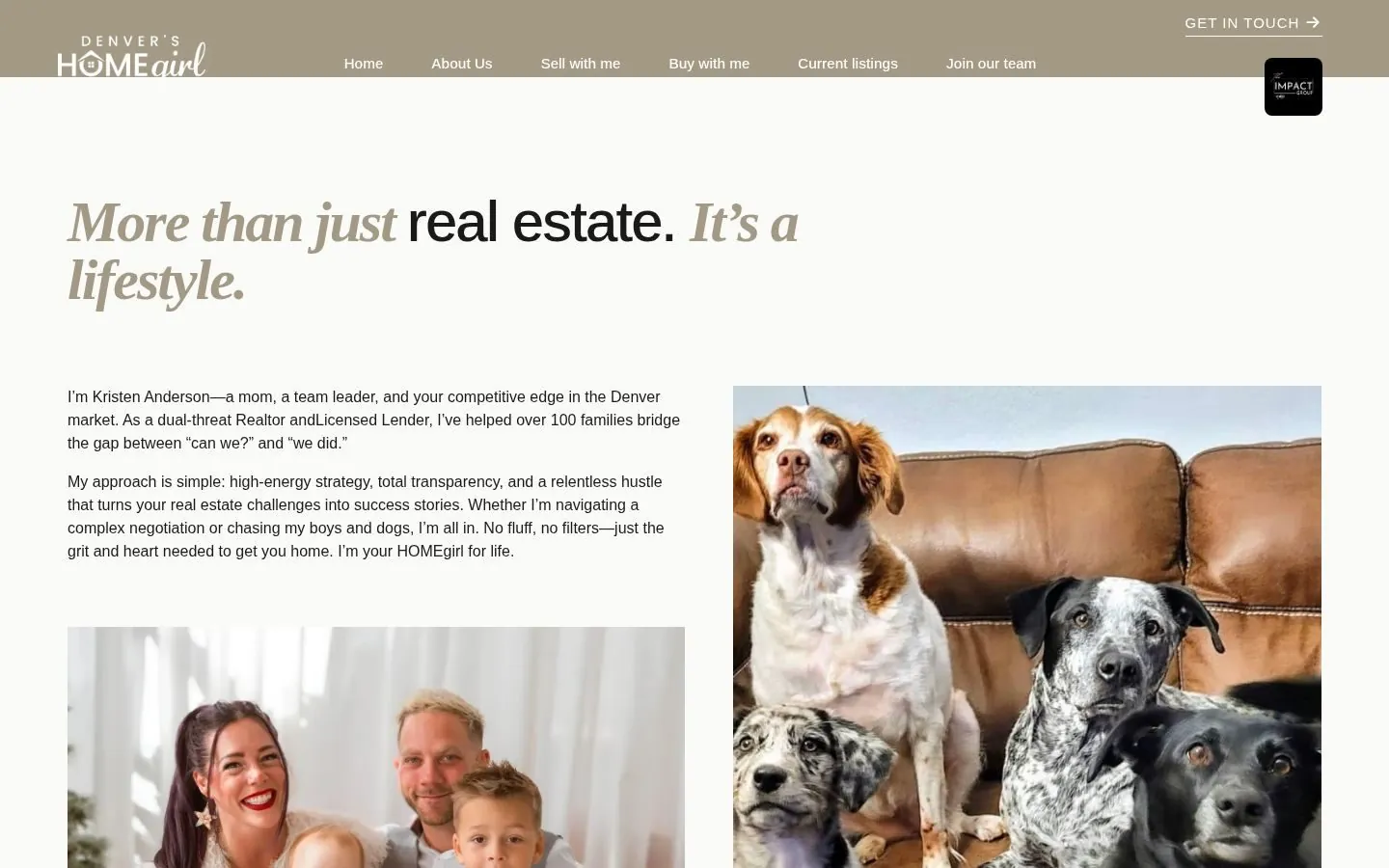 Denver's Home Girl Web Design project by Metanow – image 3