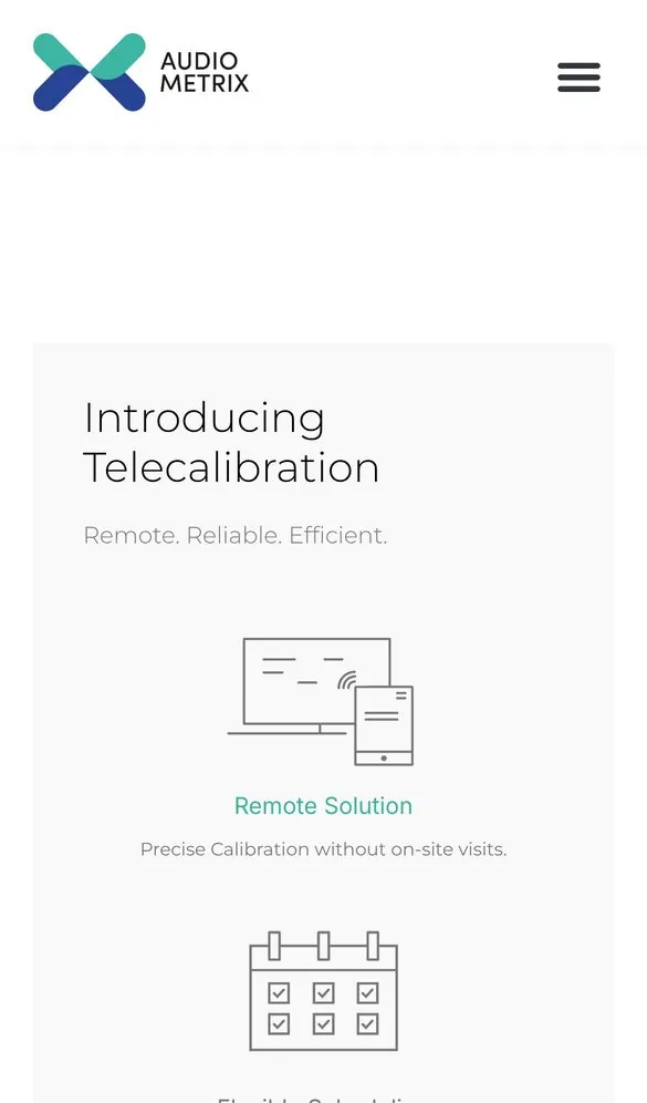 Progetto della pagina di destinazione Telecalibration di Metanow – immagine 2