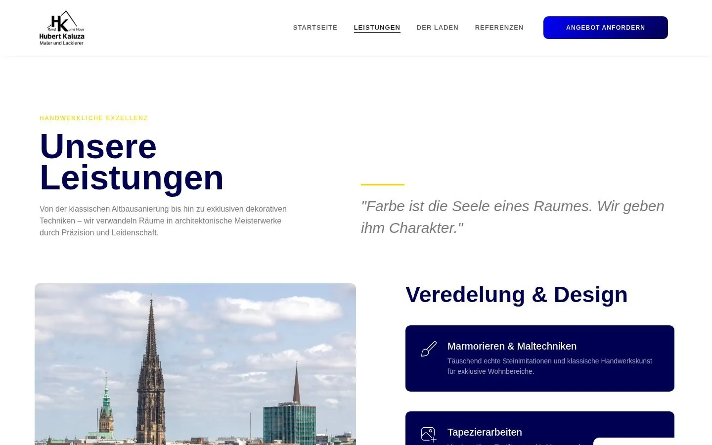 Huber Kaluza Web Design project by Metanow – image 3