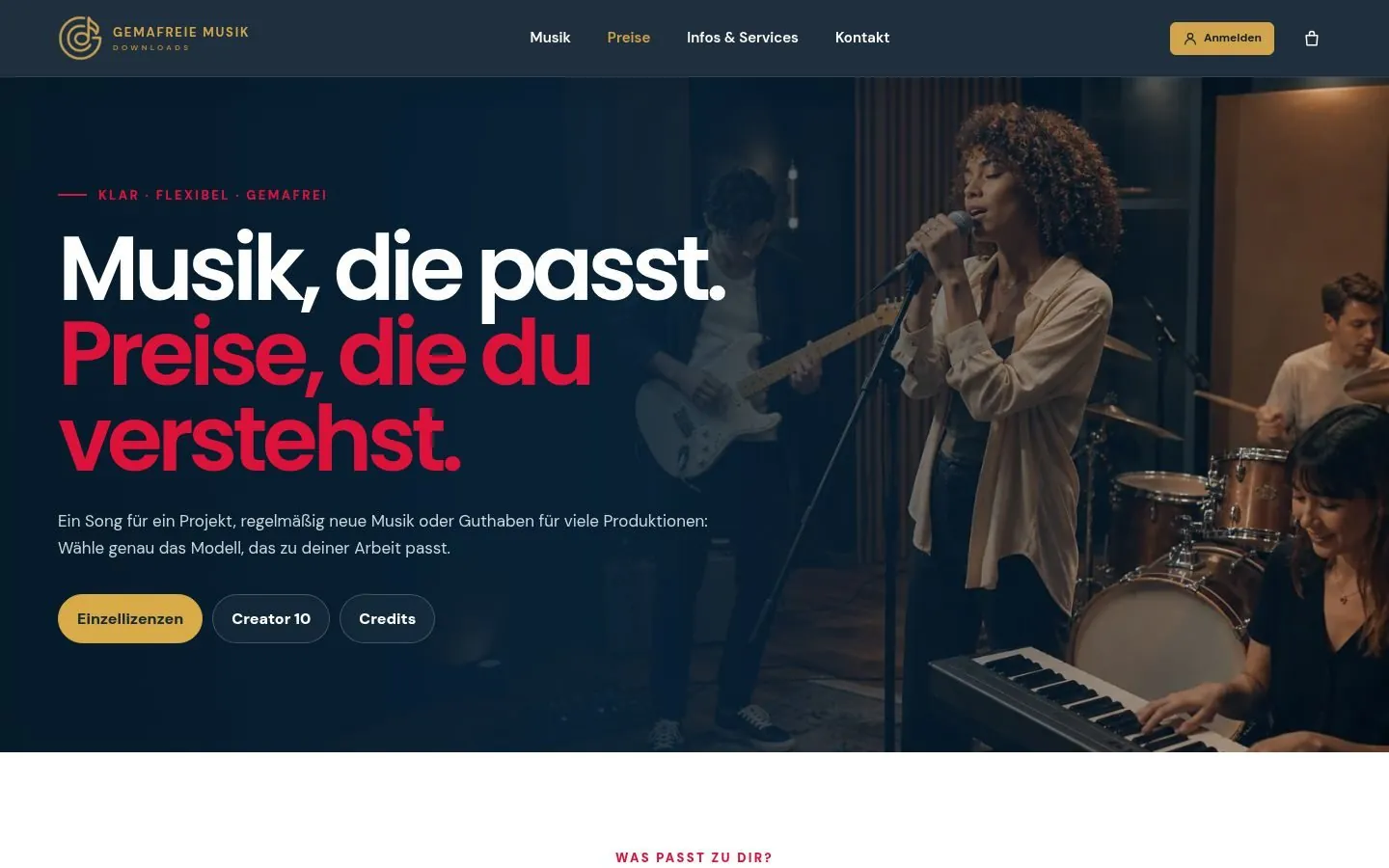 Gemafreie Musikdownloads E-commerce project by Metanow – image 4