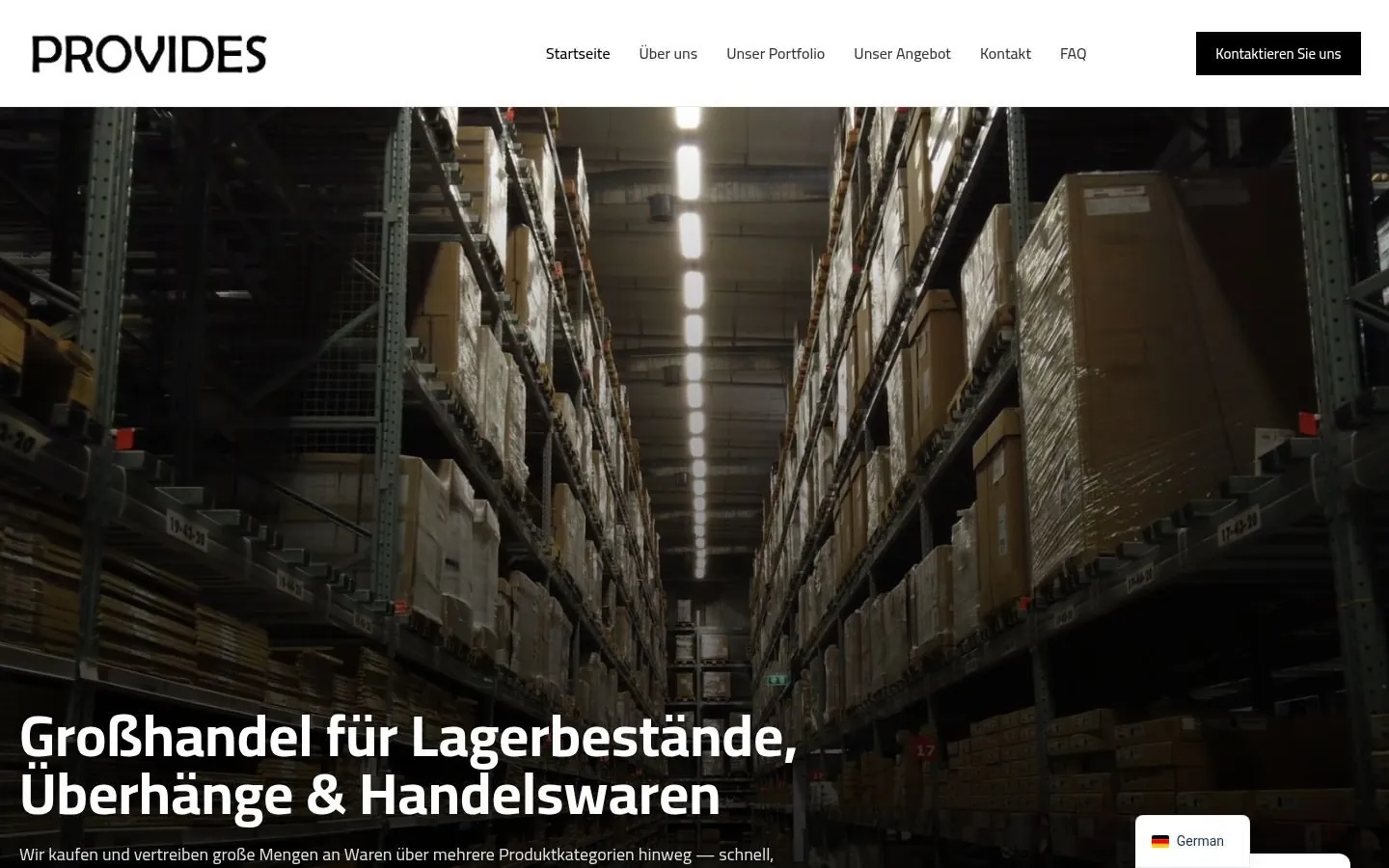 Provides Landing Page project by Metanow – image 3