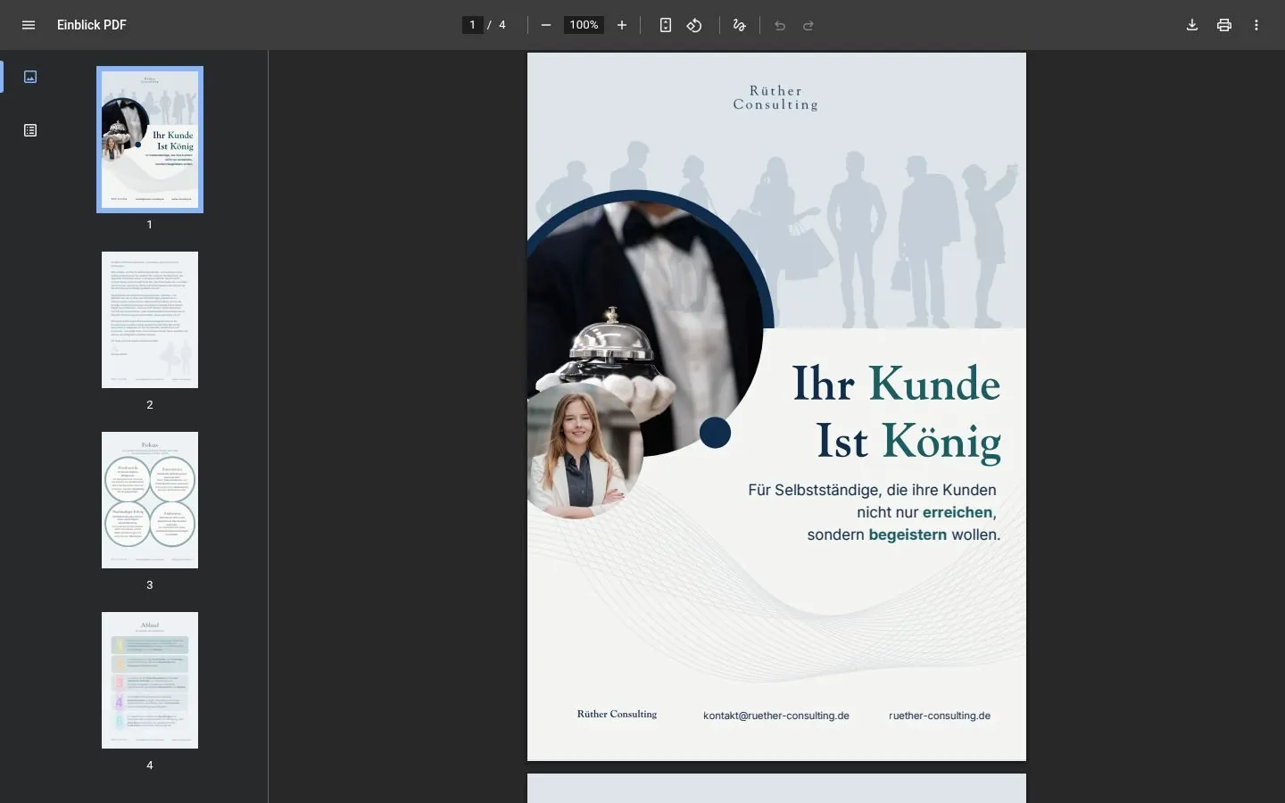 Rüther Consulting Web Design project by Metanow – image 4