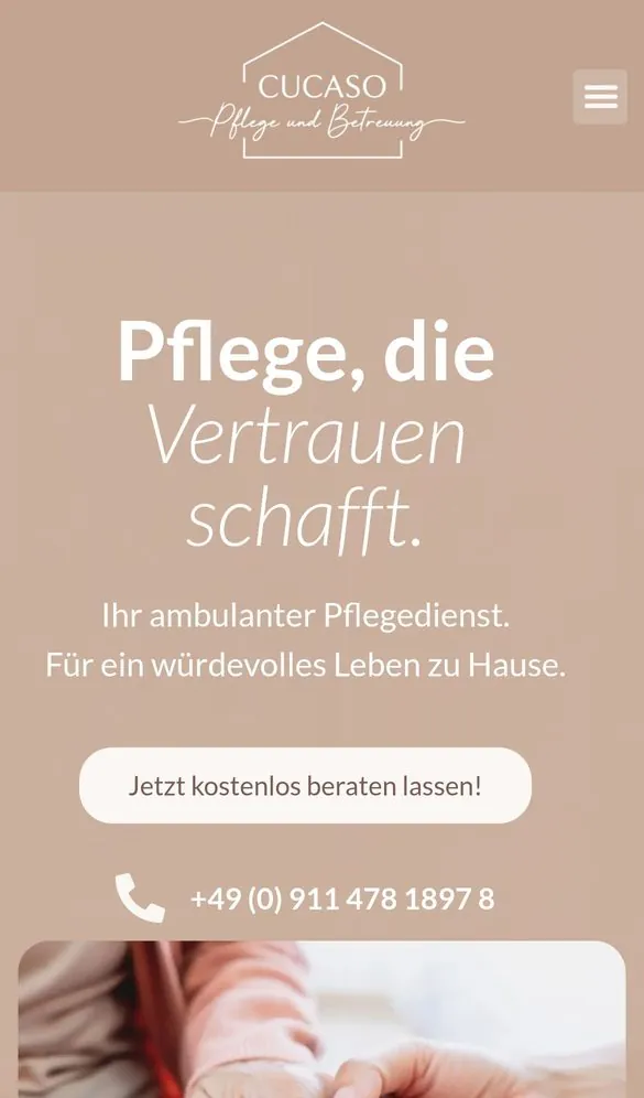 CUCASO Landing Page project by Metanow – image 2