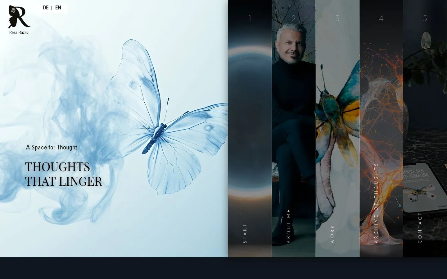 Reza Razavi Web Platform project by Metanow – image 3