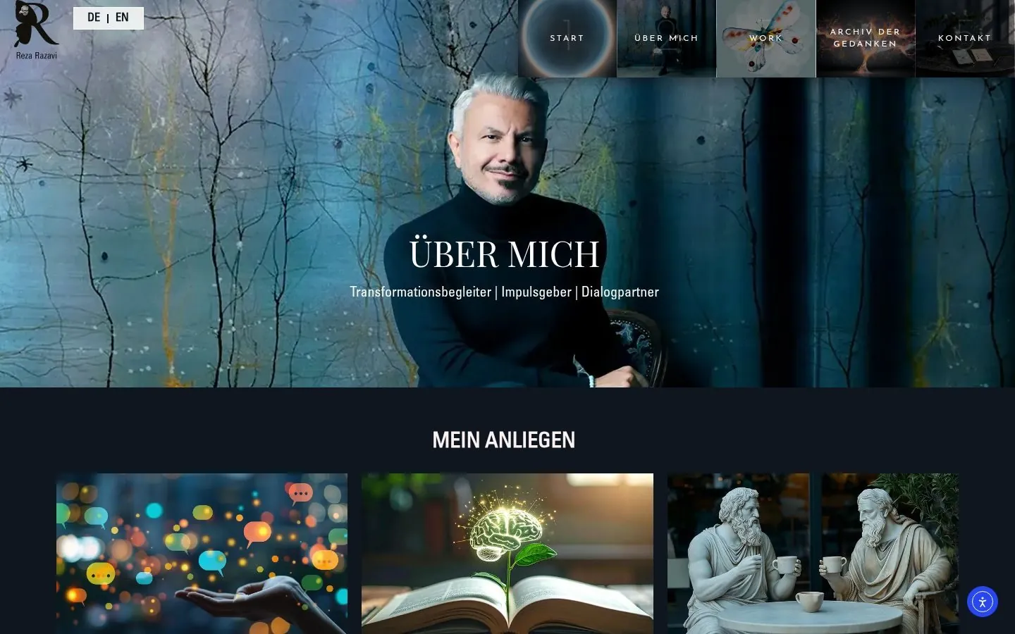 Reza Razavi Web Platform project by Metanow – image 4