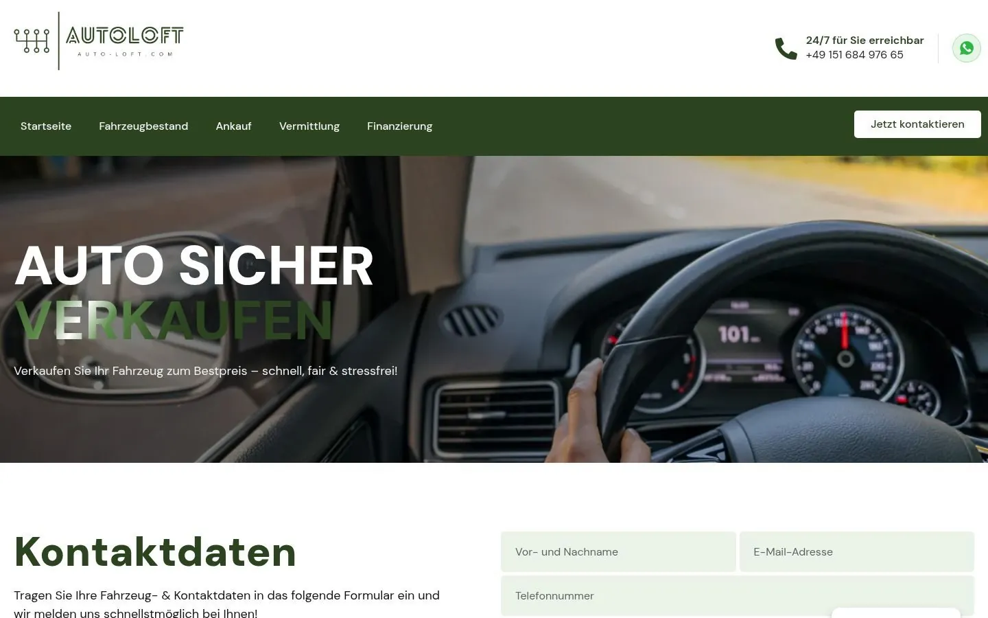 AUTOLOFT Web Design project by Metanow – image 4