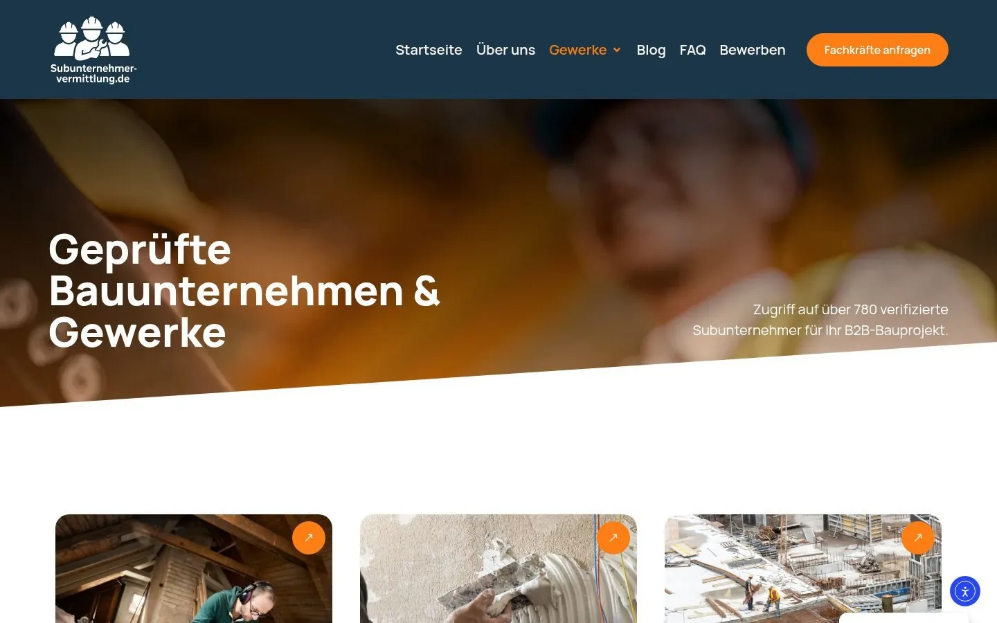 Subunternehmer Vermittlung Platform project by Metanow – image 4
