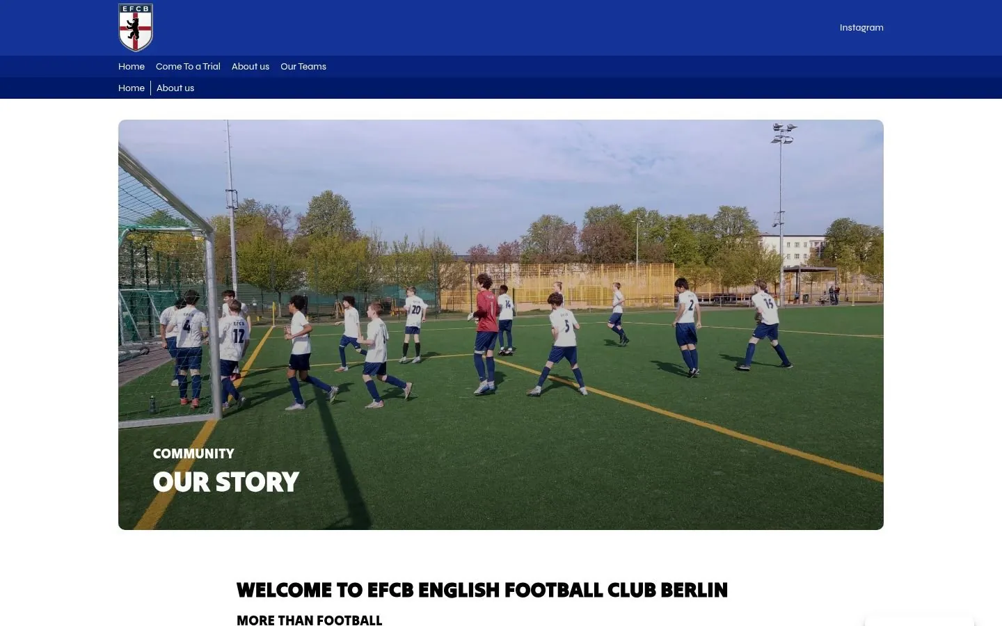English FC Berlin Web Design project by Metanow – image 4
