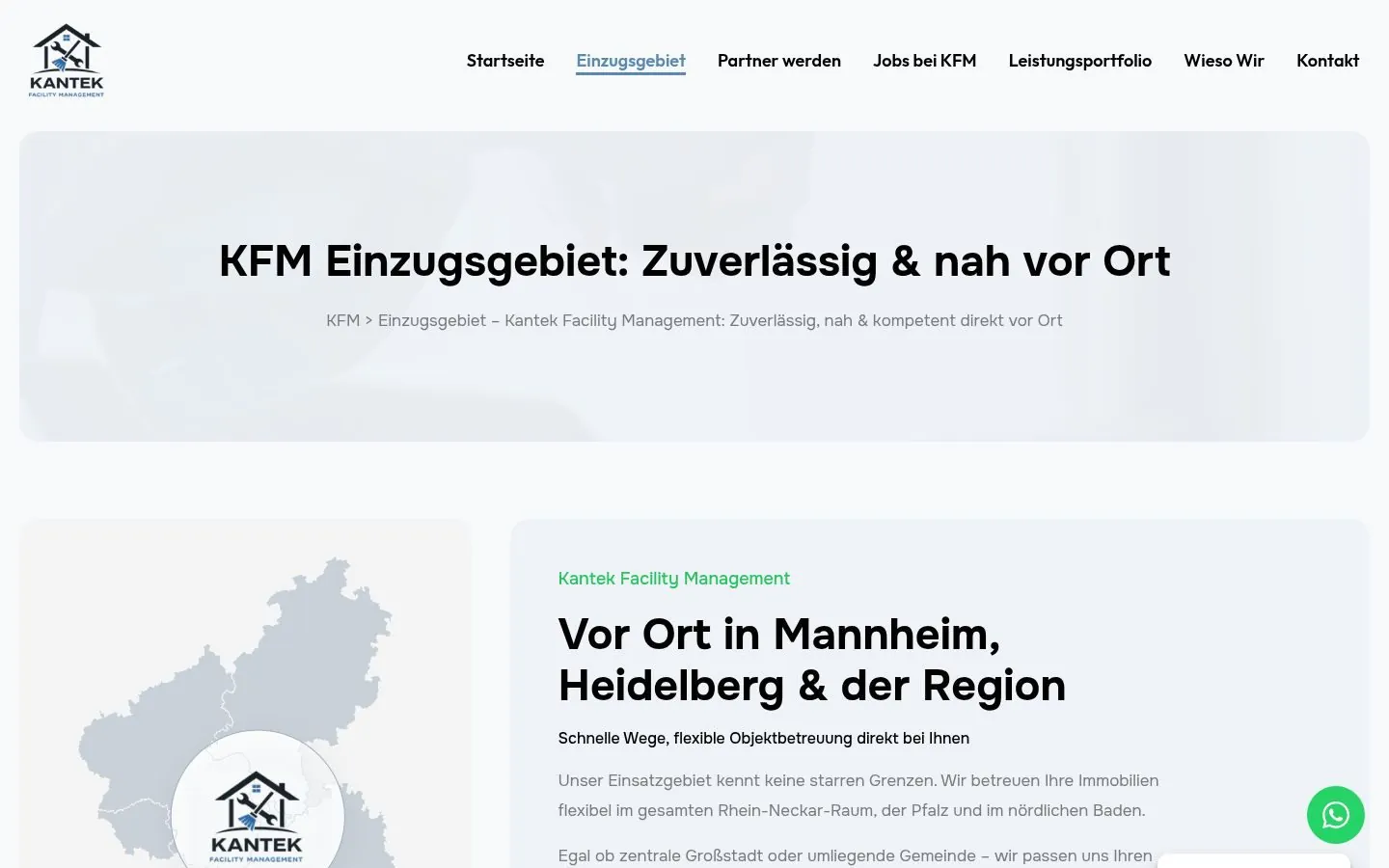 Kantek Facility Management Web Design project by Metanow – image 3