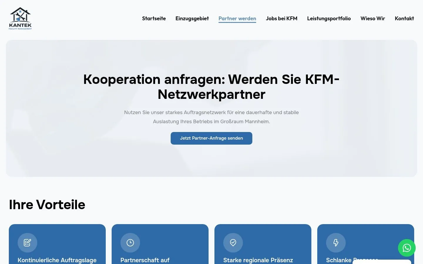 Kantek Facility Management Web Design project by Metanow – image 4