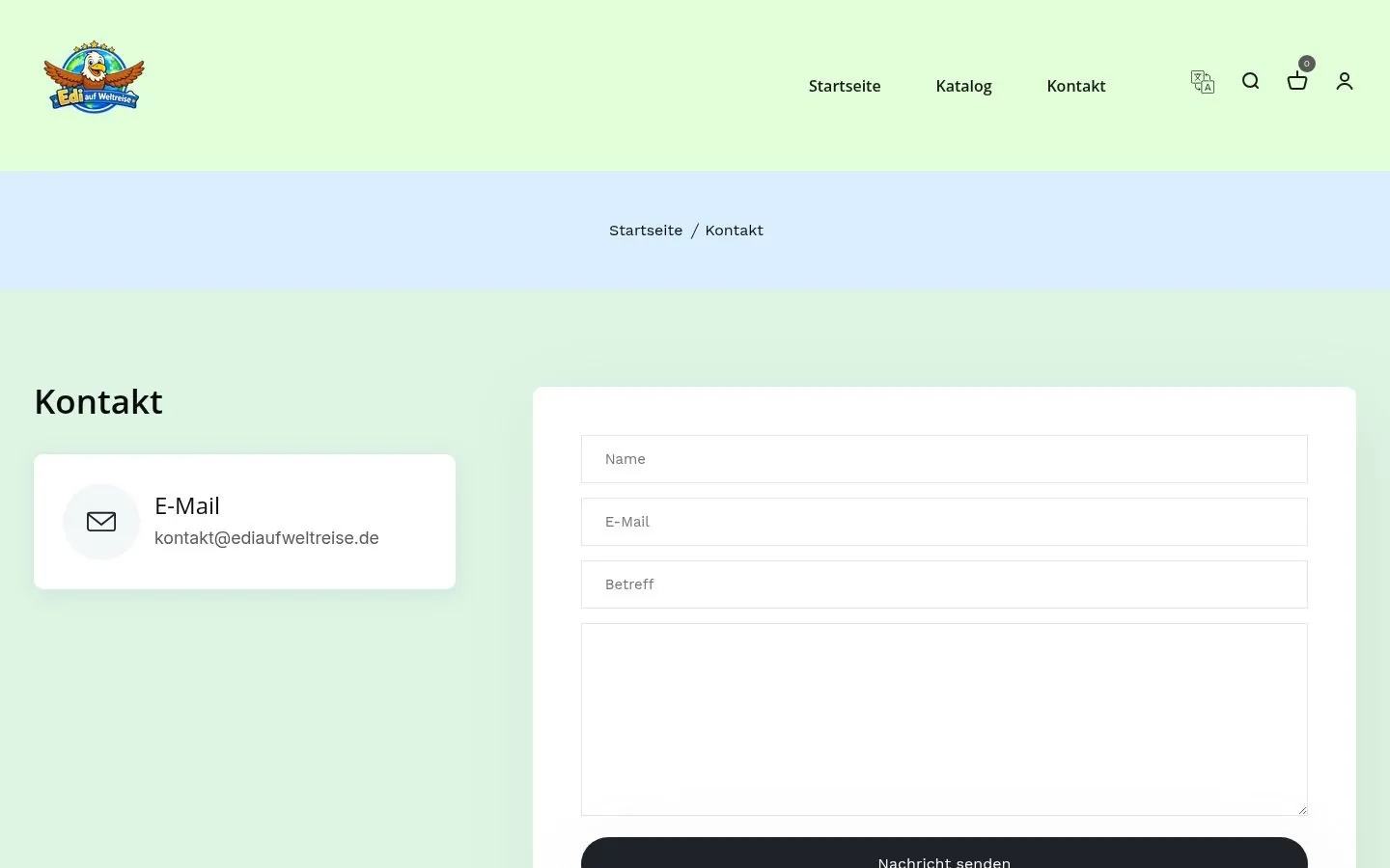 Edi auf Weltreisen Shopify Store project by Metanow – image 4