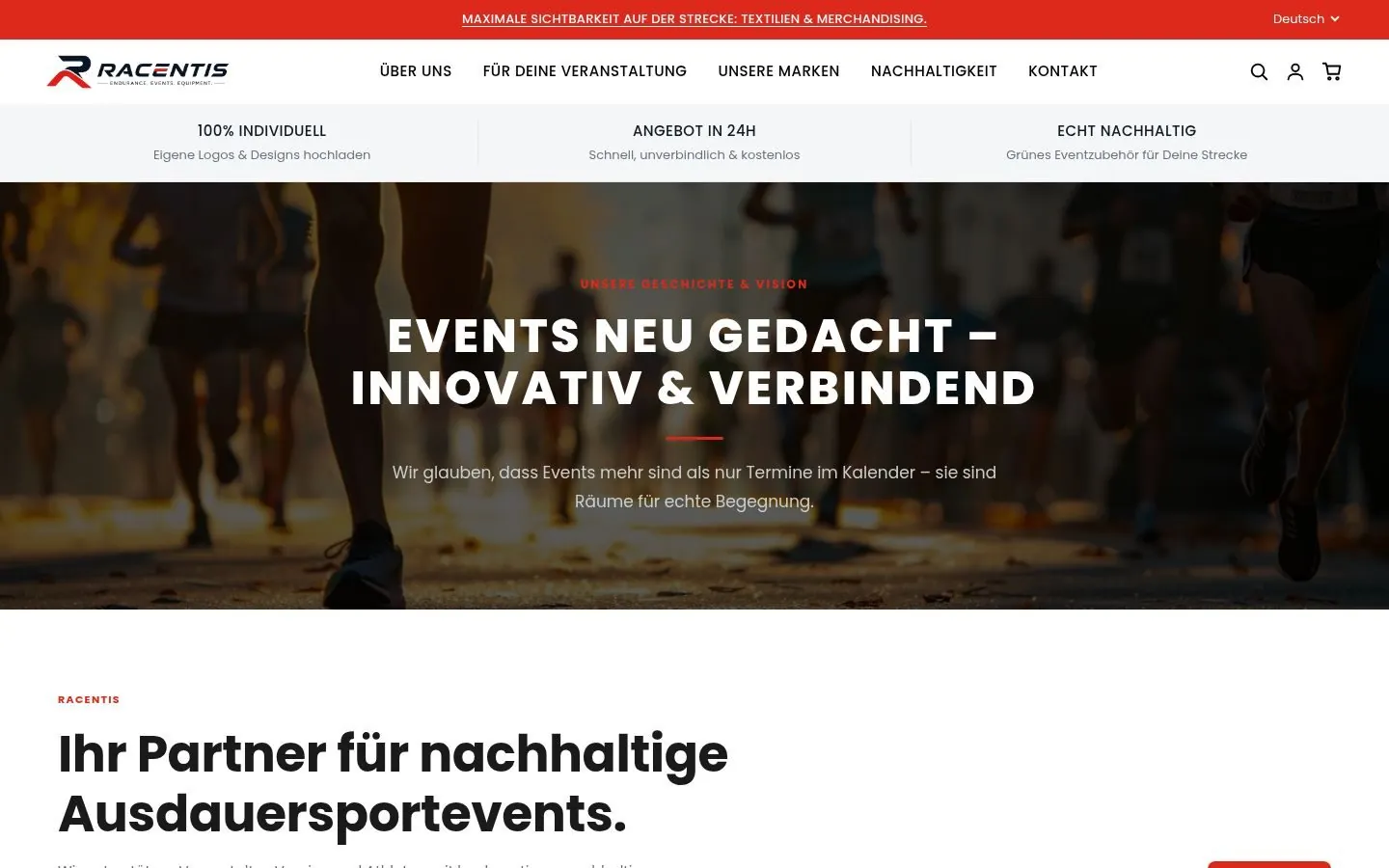 Racentis Shopify Store project by Metanow – image 3