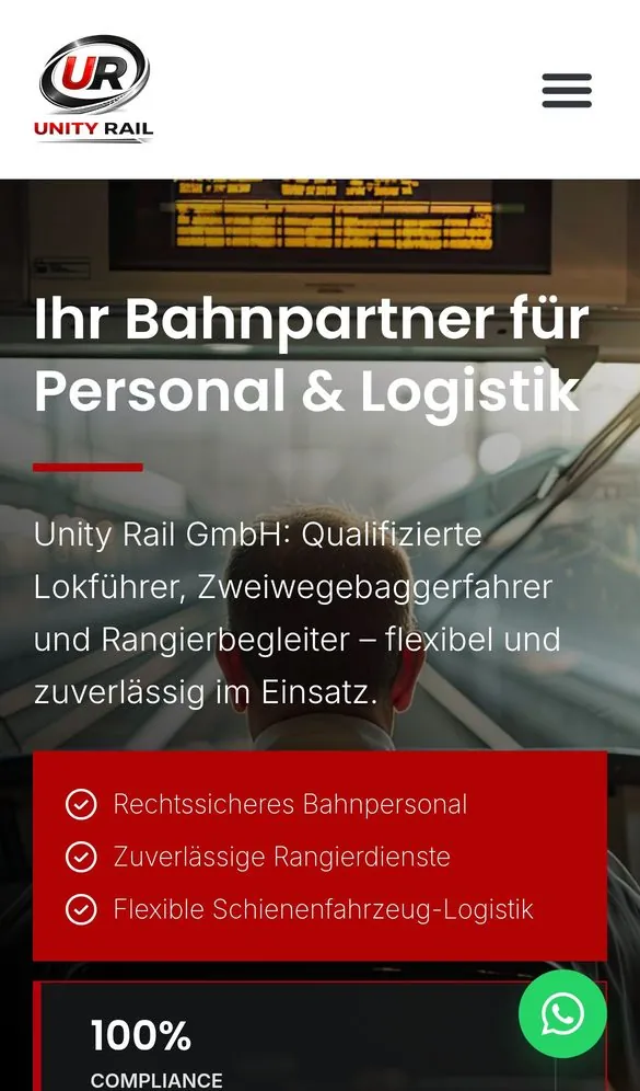 Unity Rail Web Design project by Metanow – image 2