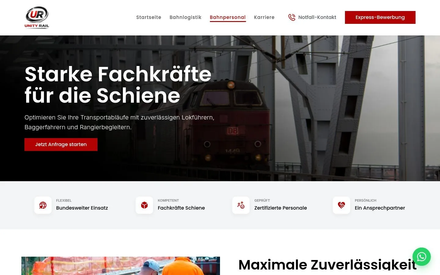 Unity Rail Web Design project by Metanow – image 4