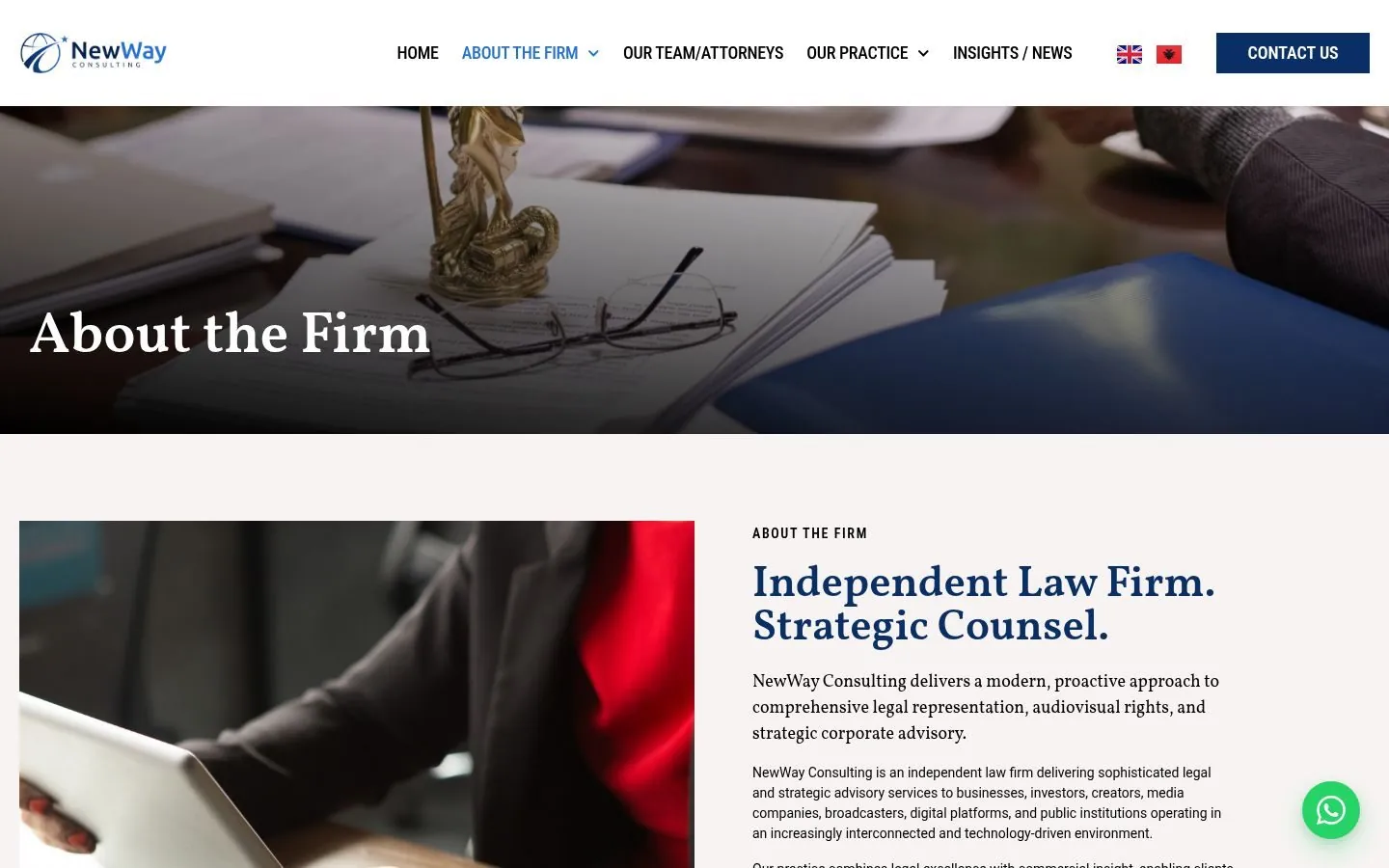 NewWay Consulting Web Design project by Metanow – image 3