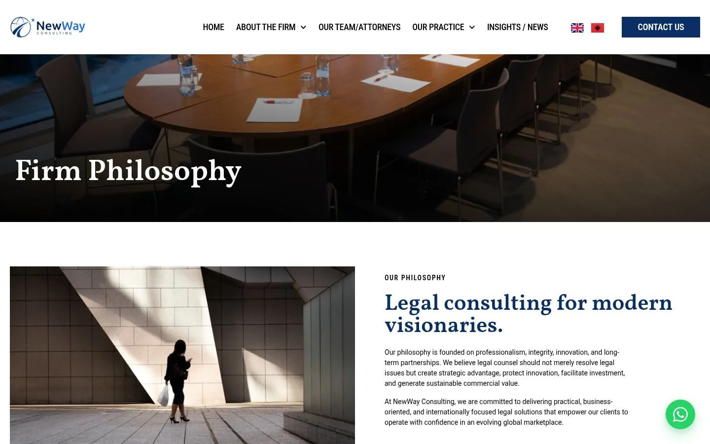 NewWay Consulting Web Design project by Metanow – image 4