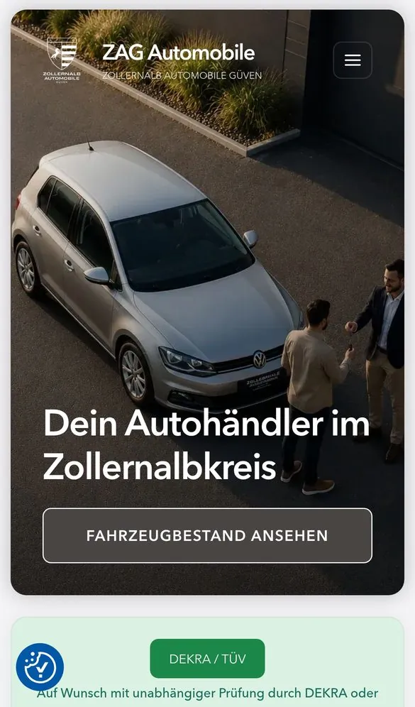 ZAG Automobile Web Design project by Metanow – image 2