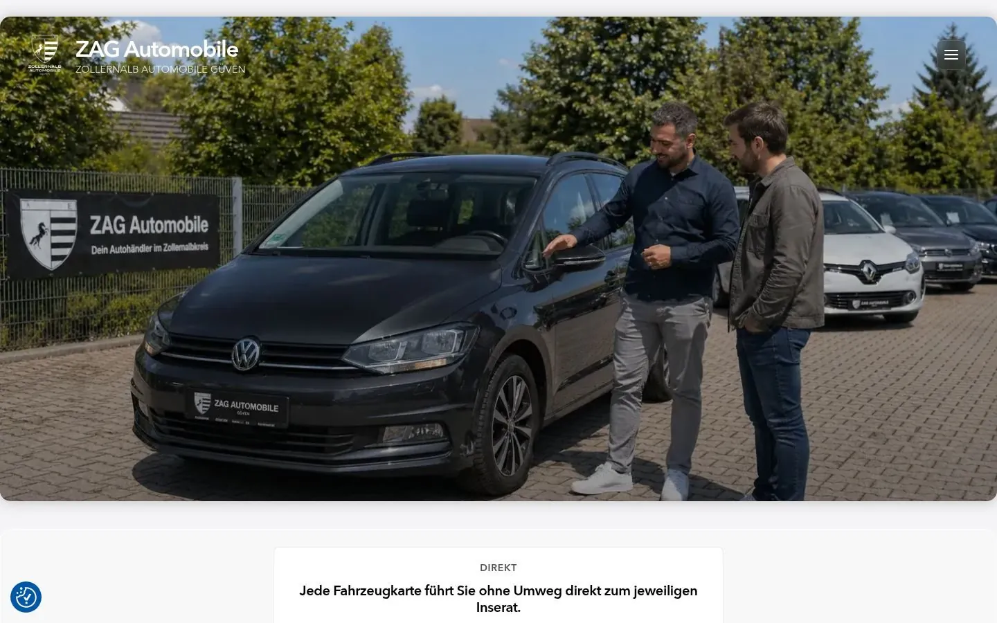 ZAG Automobile Web Design project by Metanow – image 3