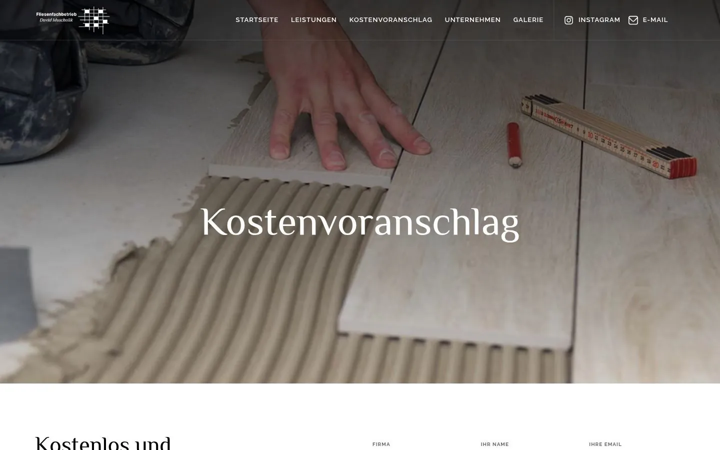 Fliesen Muschalik Website Redesign project by Metanow – image 4