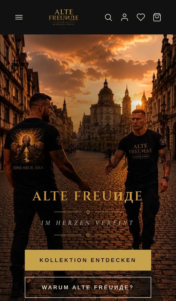 ALTE FREUNDE Shopify Store project by Metanow – image 2