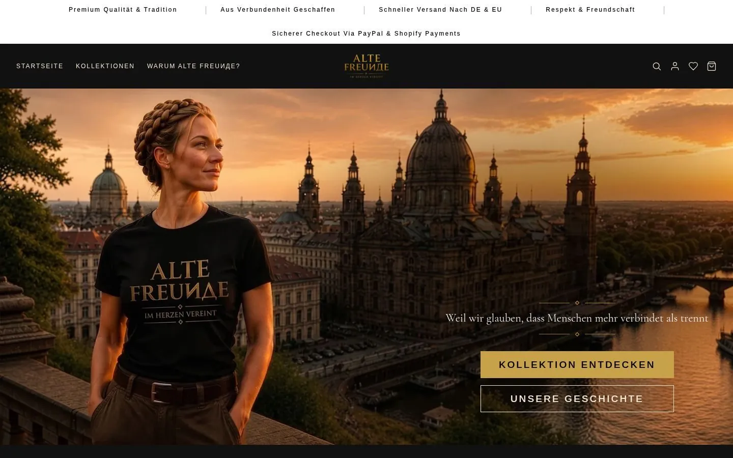 ALTE FREUNDE Shopify Store project by Metanow – image 4